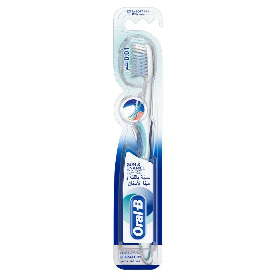 Picture of Oral B Gum & Enamel Care Extra Soft Manual Toothbrush Assorted Colors 1pc