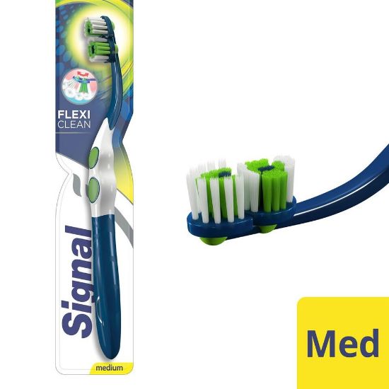 Picture of Signal Toothbrush Flexi Clean Medium 1pc Assorted Color