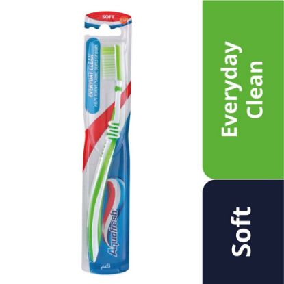 Picture of Aquafresh Everyday Clean Toothbrush Soft Assorted Color 1pc