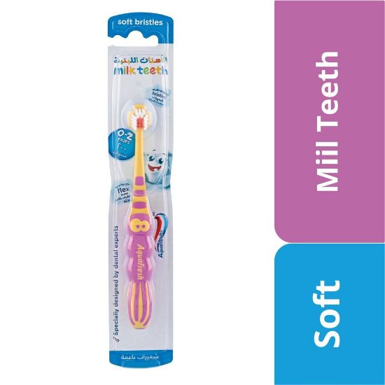 Picture of Aquafresh Tooth Brush Milk Teeth Soft 1pc Assorted Colours