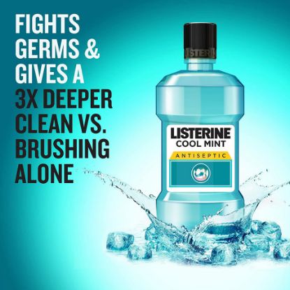 Picture of Listerine Mouthwash Cool Mint 500ml 1+1