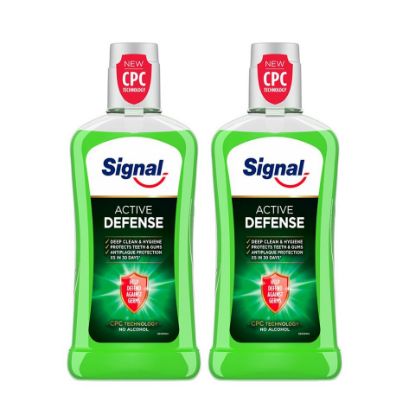 Picture of Signal Mouth Wash Active Defense 2 x 250ml