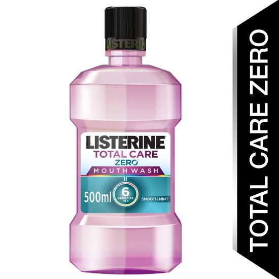 Picture of Listerine Mouthwash Total Care Zero Alcohol Smooth Mint 500ml