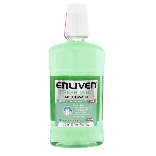 Picture of Enliven Mouthwash Fresh Mint 500ml