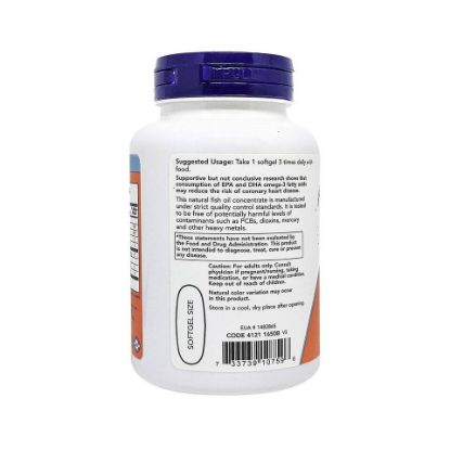 Picture of Now Foods Omega-3 Molecularly Distilled 100pcs