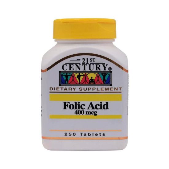 Picture of 21st Century Folic Acid 400mcg 250pcs