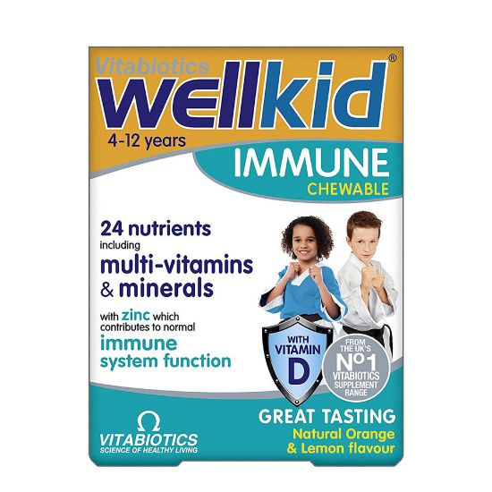 Picture of Vitabiotics Wellkid Immune Chewable For 4-12 Years Old 30pcs