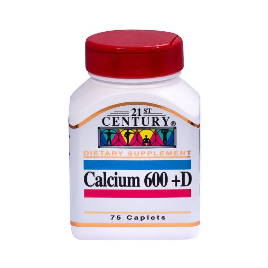 Picture of 21st Century Calcium 600mg + D 75pcs