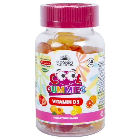 Picture of Sunshine Nutrition Cool Gummies Vitamin D3 60pcs