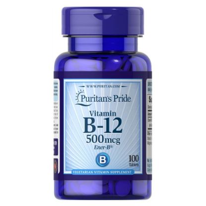 Picture of Puritan's Pride Vitamin B-12 500mcg 100pcs