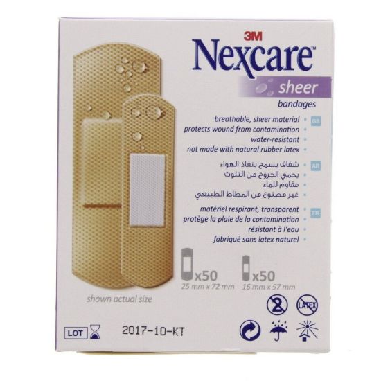 Picture of Nexcare Sheer Bandages 100pcs