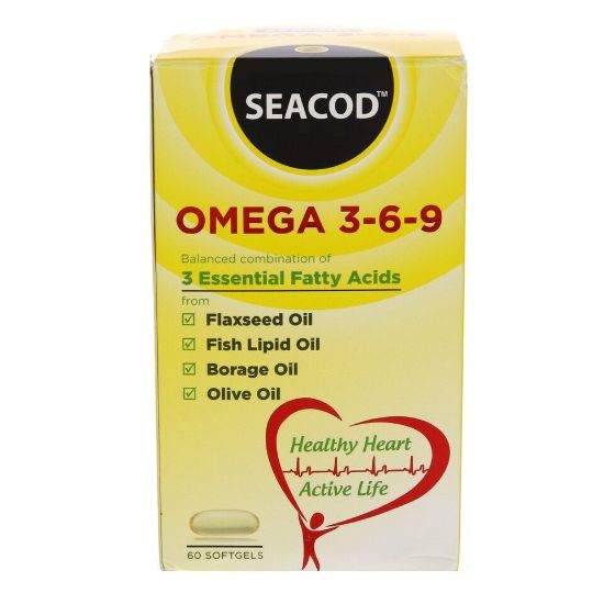 Picture of Seacod Omega 3-6-9 Softgels 60Pcs