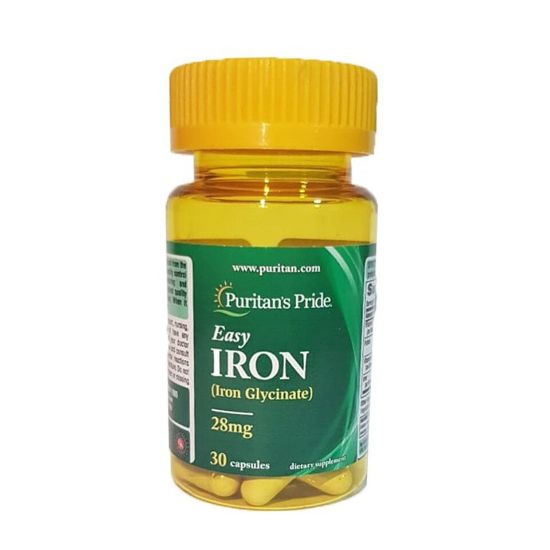 Picture of Puritan's Pride Easy Iron 28mg 30pcs