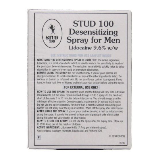 Picture of Stud 100 Desensitizing Spray for Men 12g