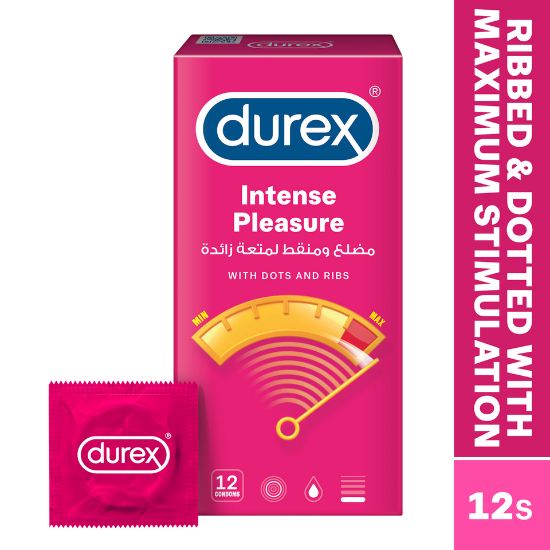 Picture of Durex Intense Pleasure Condoms 12pcs