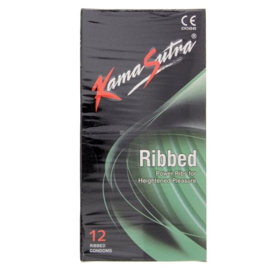 Picture of Kamasutra Ribbed Condoms 12pcs