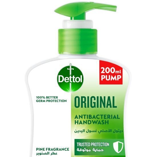 Picture of Dettol Original Handwash Liquid Soap Pine Fragrance 200ml