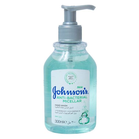 Picture of Johnson's Anti-Bacterial Micellar Handwash Mint 300ml