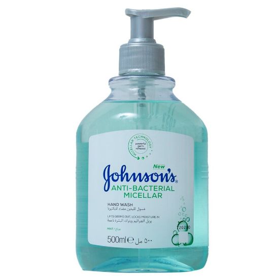 Picture of Johnson's Anti-Bacterial Micellar Handwash Mint 500ml