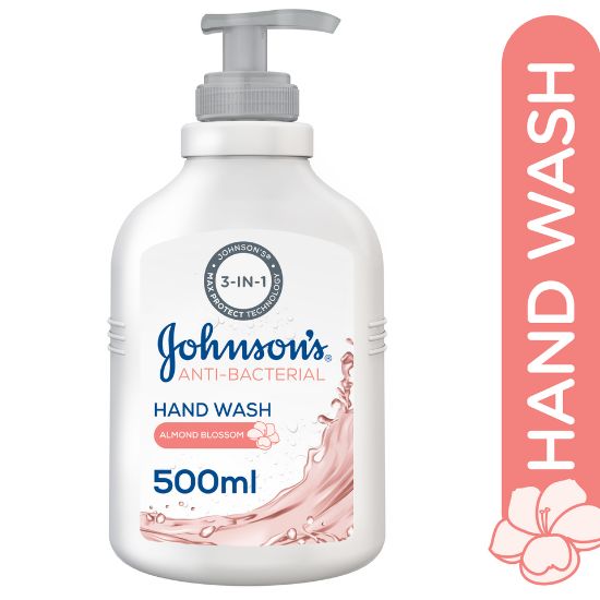 Picture of Johnson's Antibacterial Hand Wash Almond Blossom 500ml