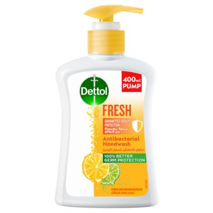 Picture of Dettol Fresh Handwash Liquid Soap Citrus & Orange Blossom Fragrance 400ml