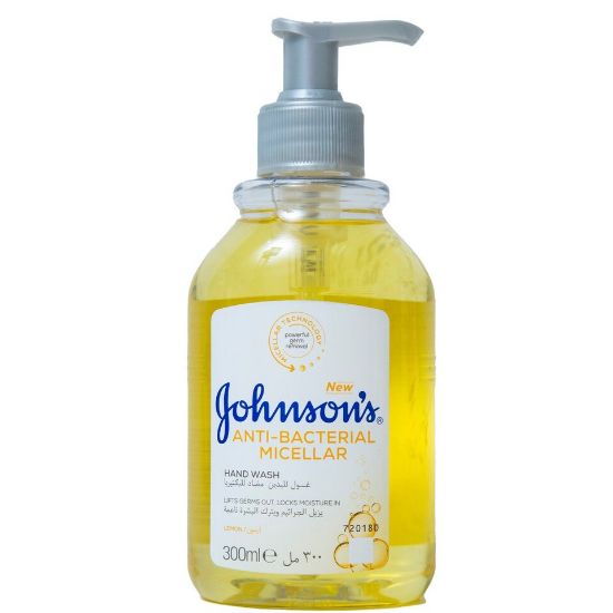 Picture of Johnson's Anti-Bacterial Micellar Handwash Lemon 300ml