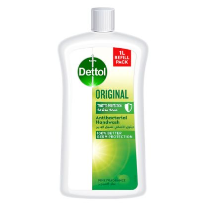 Picture of Dettol Original Handwash Liquid Soap Refill Pine Fragrance 1Litre