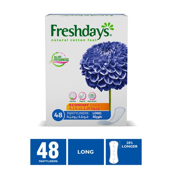 Picture of Freshdays Daily Liners Long 48pcs