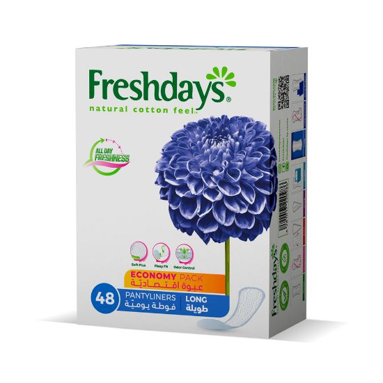 Picture of Freshdays Daily Liners Long 48pcs