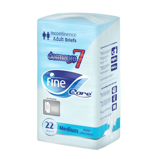 Picture of Fine Care Incontinence Medium Waist  Adult Diapers (75-110 cm) 22pcs