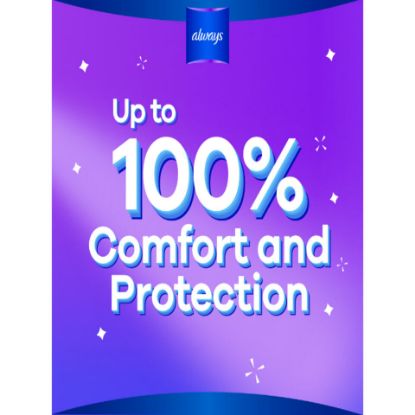 Picture of Always Cool & Dry No Heat Feel Maxi Thick Large Sanitary Pads With Wings 50pcs