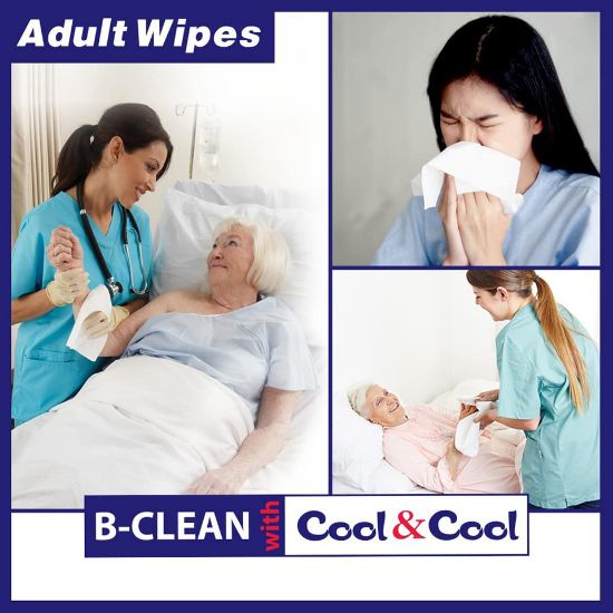 Picture of Cool & Cool Antibacterial Adult Wipes 40 pcs