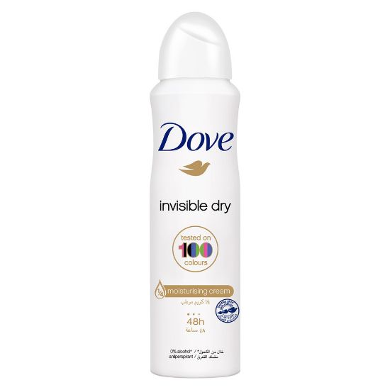 Picture of Dove Women Antiperspirant Deodorant Spray Invisible Dry Alcohol Free 150ml