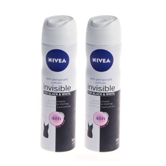 Picture of Nivea Invisible For Black&White Deodorant 150ml x 2pcs