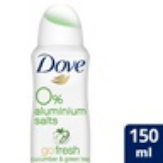 Picture of Dove Women Cucumber & Green Tea 0% Aluminium Antiperspirant 150ml