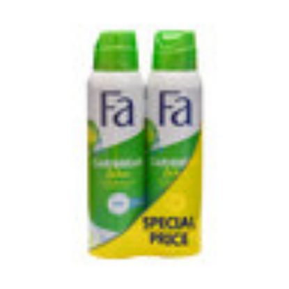 Picture of Fa Caribbean Lemon Deodorant Spray Value Pack 2 x 150 ml