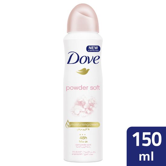 Picture of Dove Women Antiperspirant Deodorant Spray Powder Soft Alcohol Free 150ml