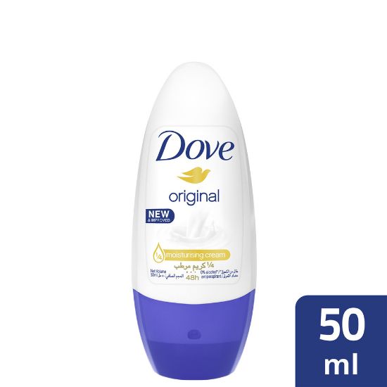 Picture of Dove Women Antiperspirant Deodorant Roll On Original Alcohol Free 50ml