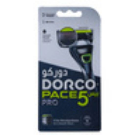 Picture of Dorco Pace 5 Pro Men Razor Handle + 2 Blades