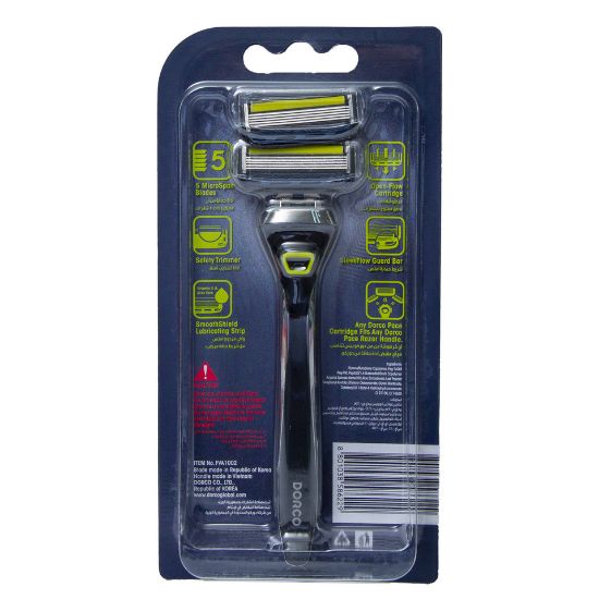 Picture of Dorco Pace 5 Pro Men Razor Handle + 2 Blades