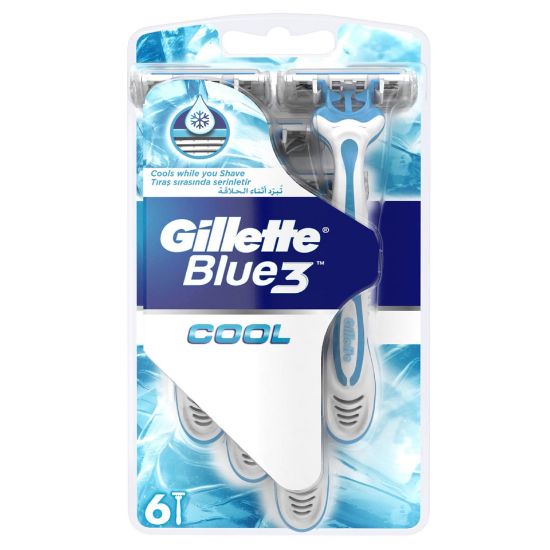 Picture of Gillette Blue 3 Cool Men's 3-Bladed Disposable Razor 6pcs