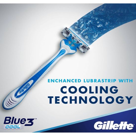 Picture of Gillette Blue 3 Cool Men's 3-Bladed Disposable Razor 6pcs