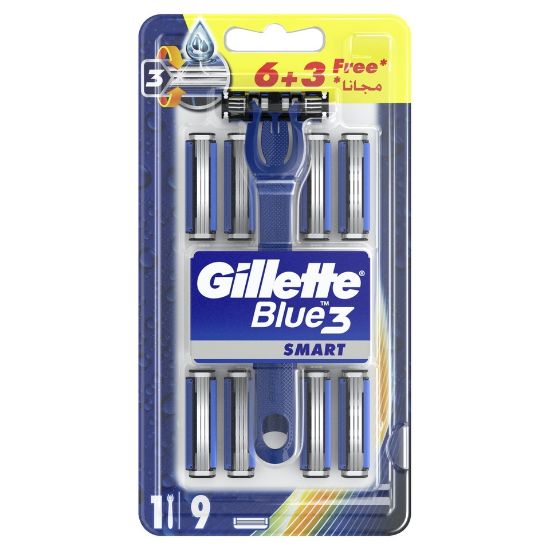 Picture of Gillette Blue 3 Smart Men’s Razors 6 + 3