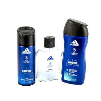 Picture of Adidas Champion League EDT 100ml + Deo Spray 150ml + Shower Gel 250ml