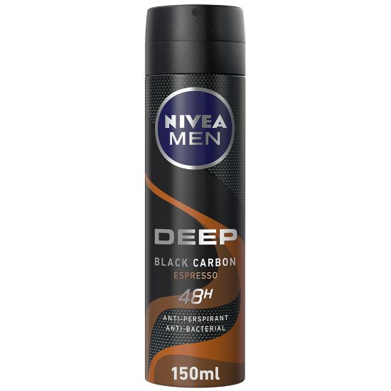 Picture of Nivea Men Anti-Perspirant Spray Deep Black Carbon Espresso 150ml