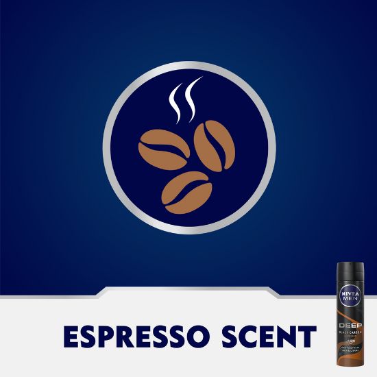 Picture of Nivea Men Anti-Perspirant Spray Deep Black Carbon Espresso 150ml