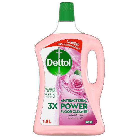 Picture of Dettol Rose Antibacterial Power Floor Cleaner 1.8Litre