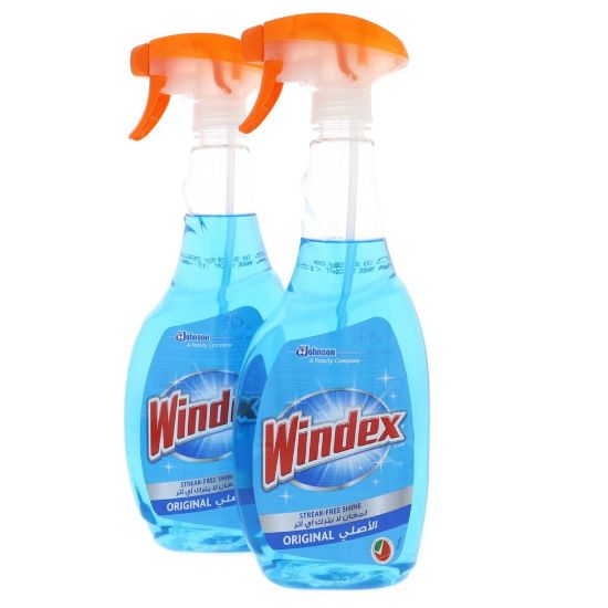 Picture of Windex Streak Free Shine Glass Cleaner Original 2 x 750 ml