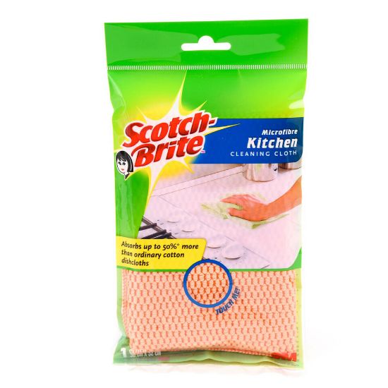 Picture of Scotch Brite Microfiber Kitchen Cleaning Cloth Size 30cm x 32cm 1pc