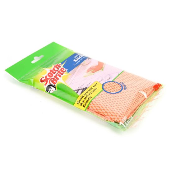 Picture of Scotch Brite Microfiber Kitchen Cleaning Cloth Size 30cm x 32cm 1pc